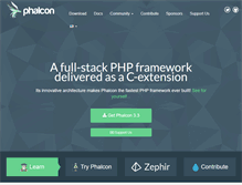 Tablet Screenshot of phalconphp.com